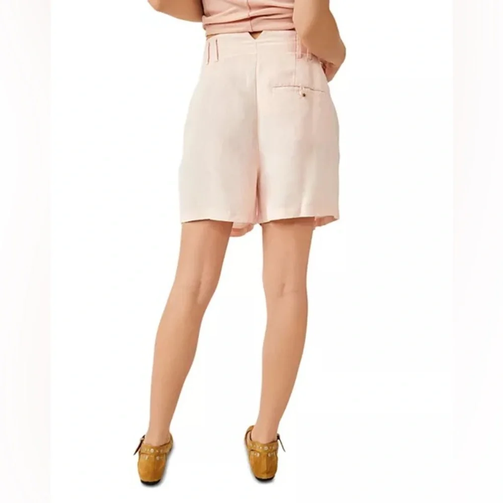NWT Free People Calla Linen Trouser Shorts